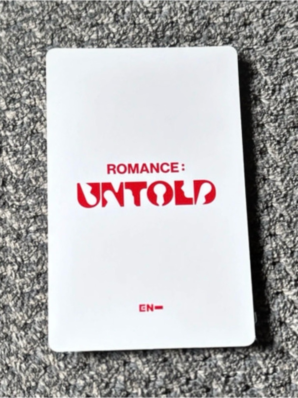 Enhypen - Romance untold Sunoo photocard - Picture 2 of 2